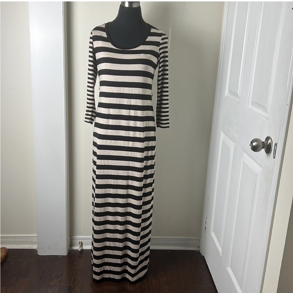 Calvin Klein Rugby Stripes Maxi Dress size 6 - Picture 4 of 8